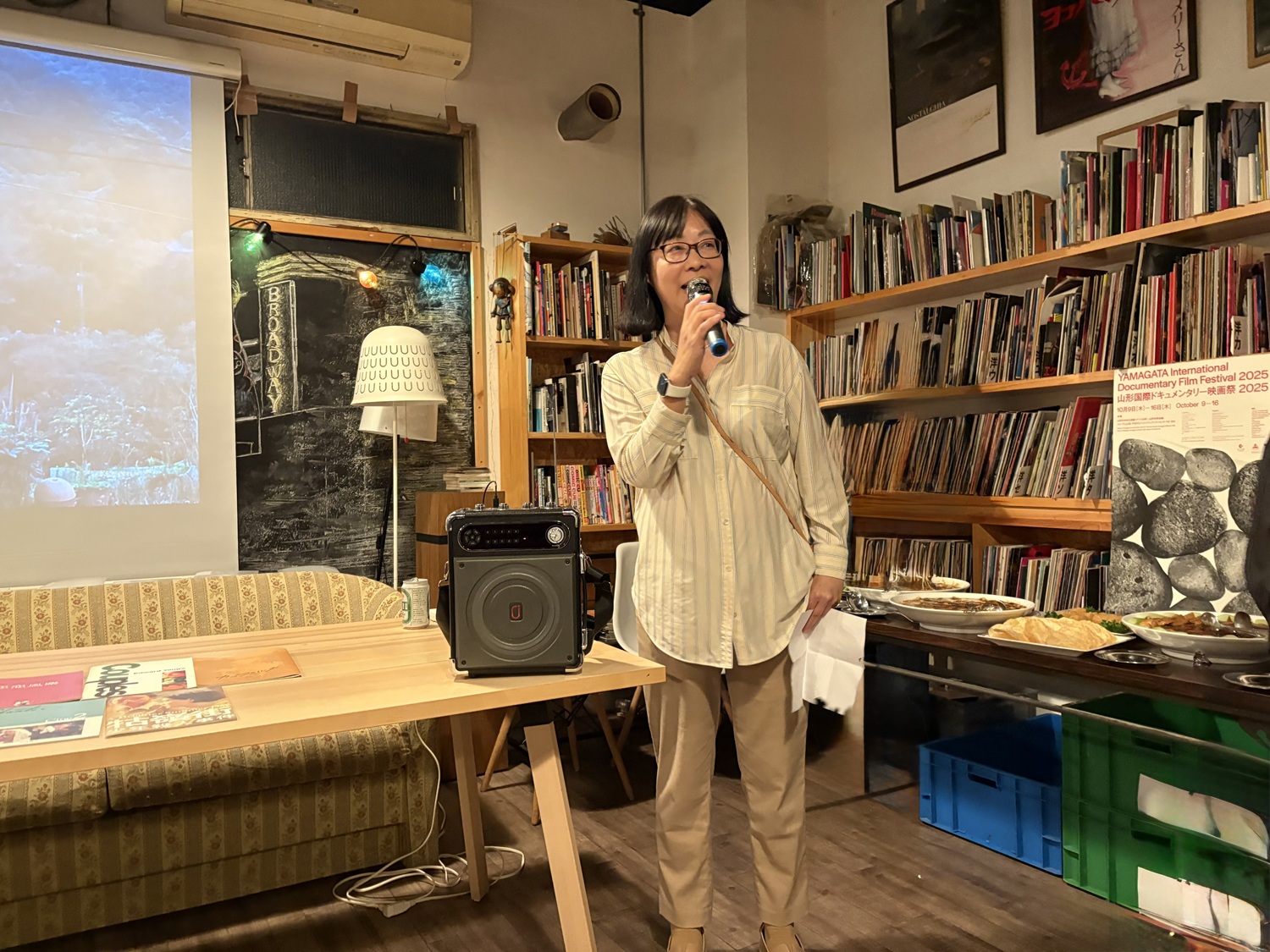 國家影視聽中心執行長杜麗琴於山形影展台灣之夜致詞 國家影視聽中心執行長杜麗琴於山形影展台灣之夜致詞